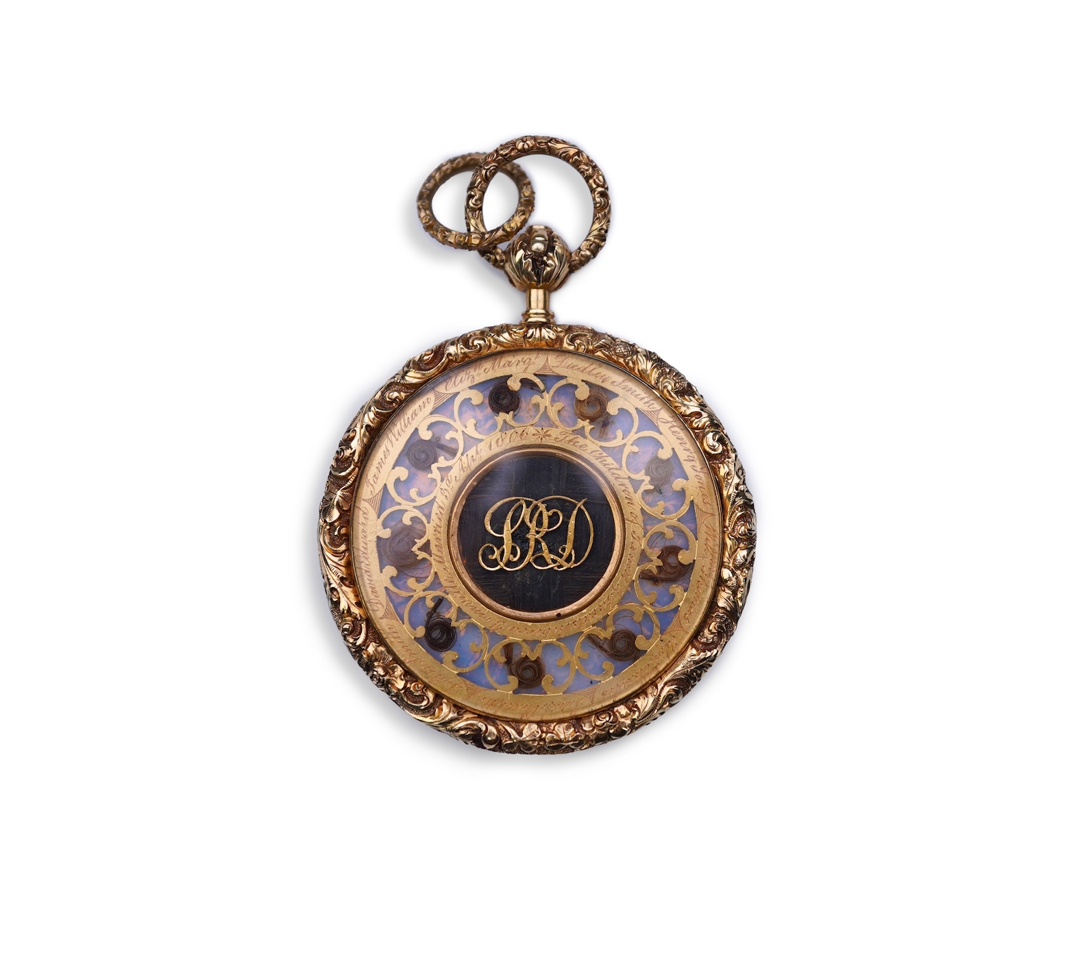 A fine George IV sentimental/mourning jewel, circa 1826